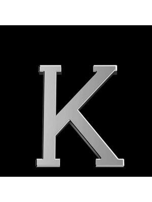 TabiTela 925 Ayar gümüş kolye Harf K   SM2847