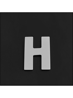 TabiTela 925 Ayar gümüş kolye Harf H   SM2808