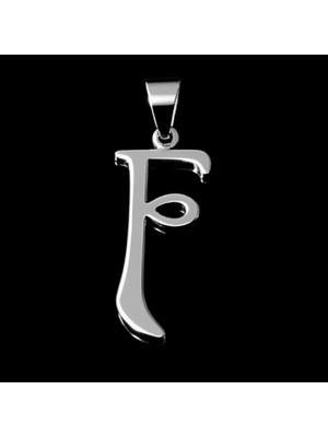 TabiTela 925 Ayar gümüş kolye Harf F   SM2904