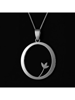 TabiTela 925 Ayar gümüş kolye Harf O   SM2937