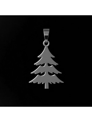 TabiTela 925 Ayar gümüş kolye yılbaşı Ağacı ya Noel Ağacı SM1501