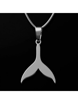 TabiTela 925 Ayar gümüş kolye balina kuyruğu   SM2568