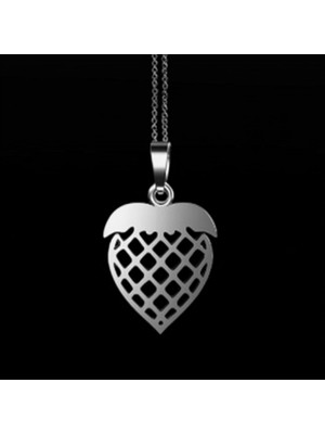 TabiTela 925 Ayar gümüş kolye meşe   SM3454