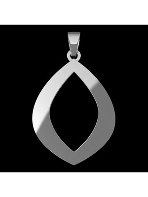 TabiTela 925 Ayar gümüş kolye eşkenar dörtgen   SM3665