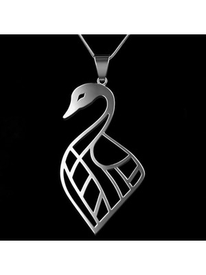 TabiTela 925 Ayar gümüş kolye kuğu SM2059