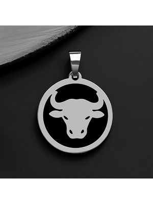 TabiTela 925 Ayar gümüş kolye Boğa   SM3120