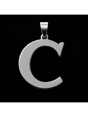 TabiTela 925 Ayar gümüş kolye Harf C   SM2867