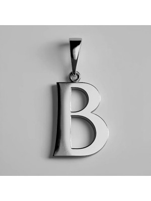 TabiTela 925 Ayar gümüş kolye Harf B   SM2703