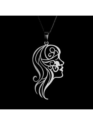 TabiTela 925 Ayar gümüş kolye yüz SM1594