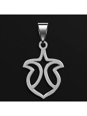 TabiTela 925 Ayar gümüş kolye meşe   SM3459