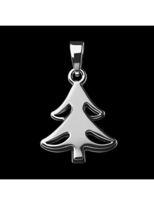 TabiTela 925 Ayar gümüş kolye yılbaşı Ağacı ya Noel Ağacı SM1475