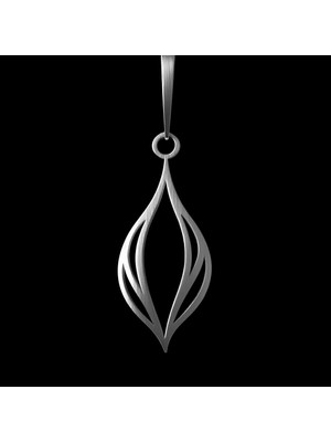 TabiTela 925 Ayar gümüş kolye fındık   SM3448