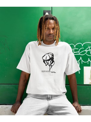 Terzili Giyin Thomas Shelby Karakalem Baskılı Erkek Tişört