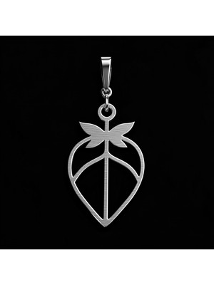 TabiTela 925 Ayar gümüş kolye çilek SM2478