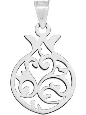 TabiTela 925 Ayar gümüş kolye nar SM1854