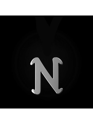 TabiTela 925 Ayar gümüş kolye Harf N   SM2917