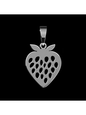 TabiTela 925 Ayar gümüş kolye çilek SM2485