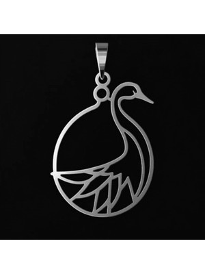 TabiTela 925 Ayar gümüş kolye kuğu SM2057