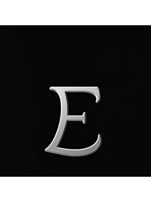 TabiTela 925 Ayar gümüş kolye Harf E   SM2892