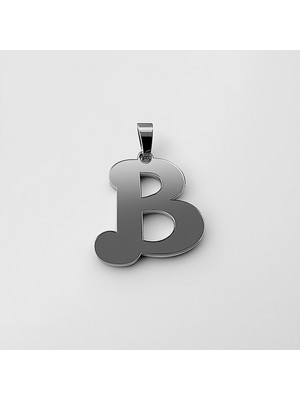 TabiTela 925 Ayar gümüş kolye Harf B   SM2708