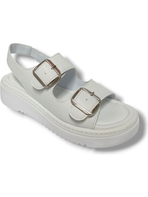 Cakgo Fancy 602-25 Antomik Dolgu Topuk Kadın Sandalet