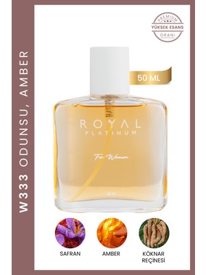 Royal Platinum W333 Kadın Parfüm Safran Amber