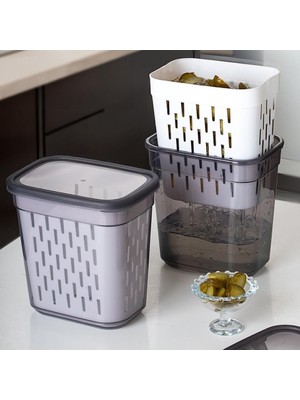 Mcreative Turşuluk, Zeytinlik, Dikdörtgen Çok Amaçlı Saklama Kabı 2'litre