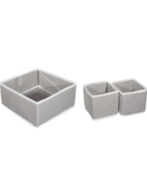 Home 4'lü Kelebek Dolap Içi ve Çekmece Içi Düzenleyici Organizer Giysi, Çorap, Iç Çamaşırı Saklama Kutu Seti