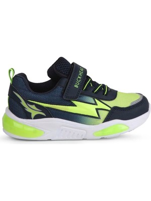 Buckhead Erkek Lacivert BUCK3022 Navy-Green Sneaker