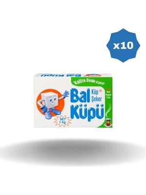 Gold Küp Şeker 1 kg x 10 Adet