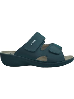 Real Geniş Kalıp Kadın Yanı Streç Cırtlı Terlik 381