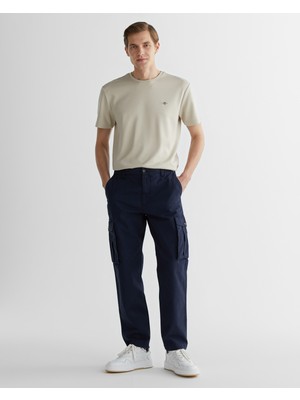 Gant Erkek Lacivert Relaxed Fit Pantolon 1505308.410