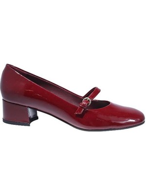 Poletto   Deri Bordo-Kırmızı Ayakkabı Günlük 916 58