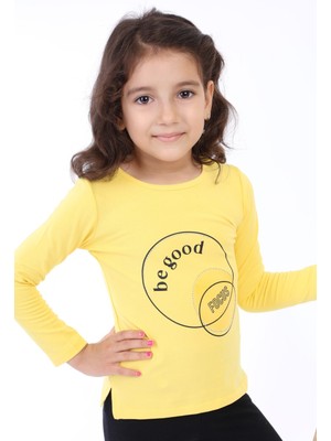 Toontoy Kız Çocuk Baskılı Tişört