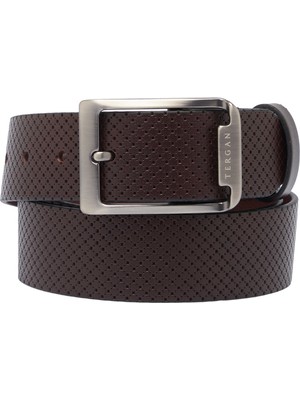 Tergan Kahve Hakiki Deri Erkek Kemer - S1EK00000397-D63