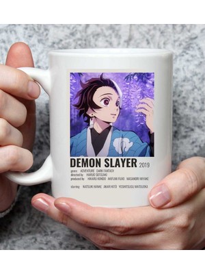 Giftmoda Demon Slayer Tasarımlı Kupa Bardak