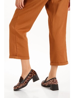 İnyola Shoes Kadın Topuklu Loafer Ayakkabı 4052
