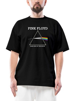 Pink Floyd Dark Side Oversize Siyah Tişört