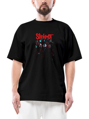 Slipknot We Are Not Your Kind Oversize Siyah Tişört