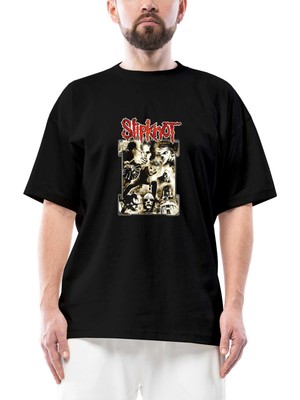 Slipknot Oversize Siyah Tişört