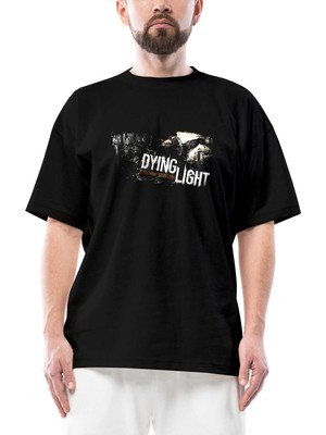 Dying Light 2 Good Night Oversize Siyah Tişört
