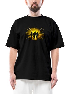 Metallica Lux Æterna Grup Oversize Siyah Tişört