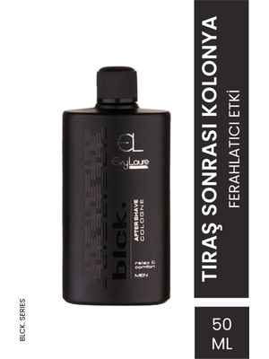 Evylaure Blck. Tıraş Kolonyası 50 ml Ferah Etki ve Hoş Koku ile Tahrisi Azaltan After Shave Cologne
