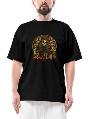 Slipknot King Oversize Siyah Tişört