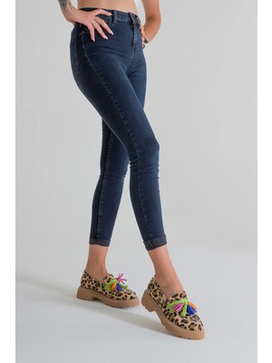 İnyola Shoes Kadın Hakiki Deri Püsküllü Oxford Ayakkabı 4034