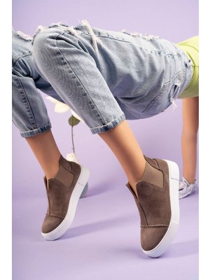 İnyola Shoes Siyah - 2056 Kadın Hakiki Deri Sneakers