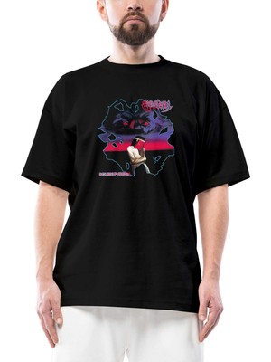 Sepultura Schizophrenia Oversize Siyah Tişört