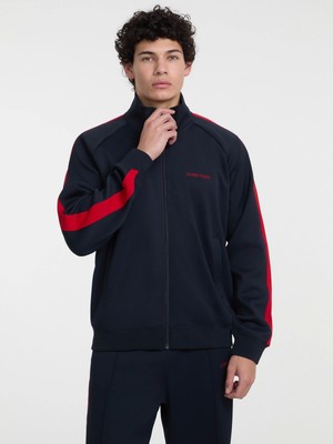 Guess Erkek Lacivert Triko Eşofman Üstü