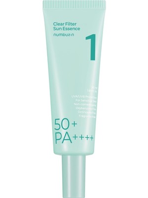 Numbuzin No.1 Clear Filter Güneş Koruyucu 50ml - Nemlendirici, Hafif Dokulu Karma Cilt İçin SPF50+