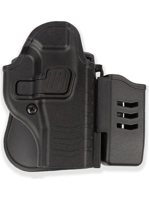 To Gun Holster Canık55 Tp9 Serisi Tabanca Kılıfı Önü Şarjörlüklü Siyah Sağ El